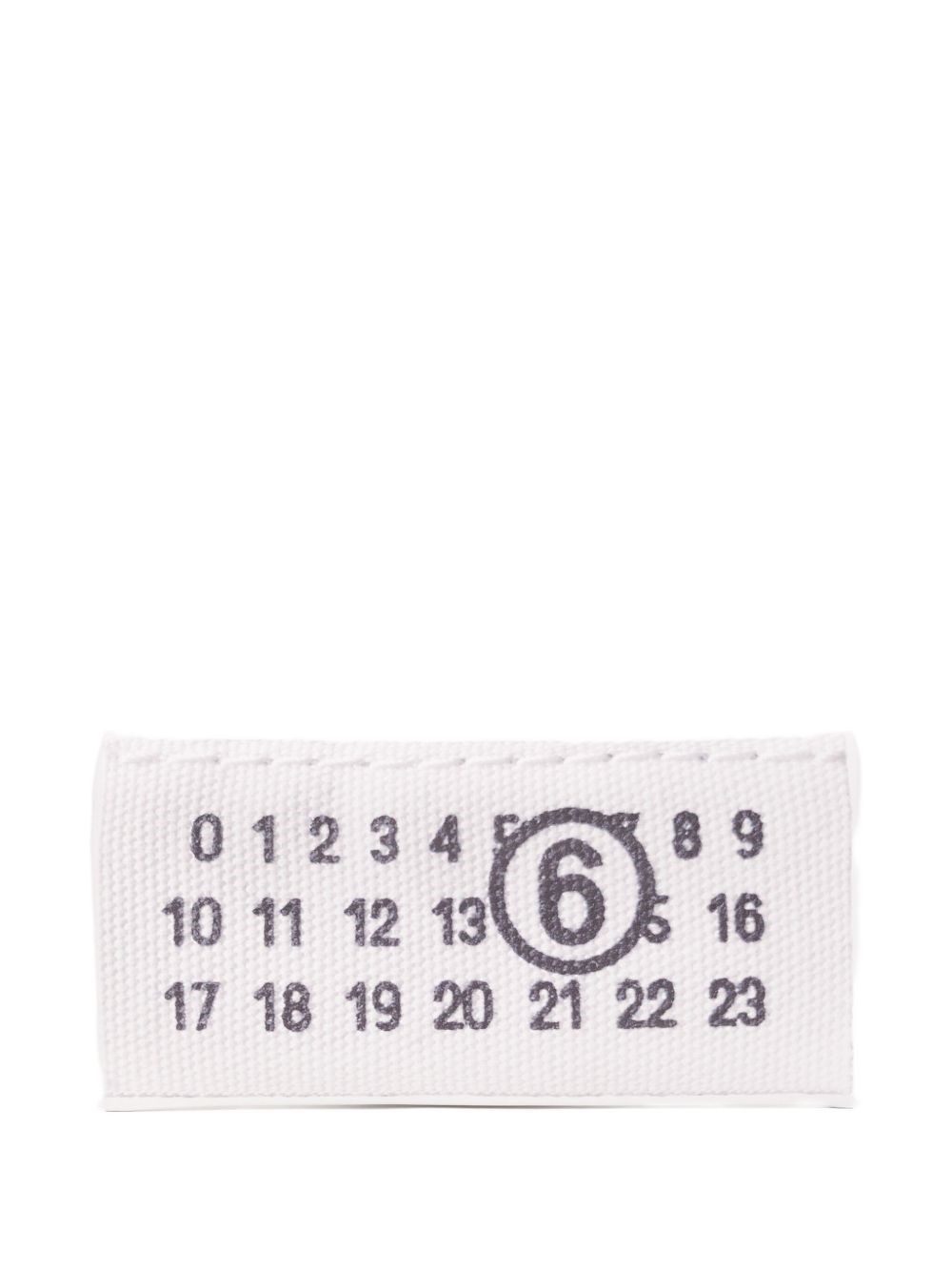 Mm6 Maison Margiela Numeric Pouch In White
