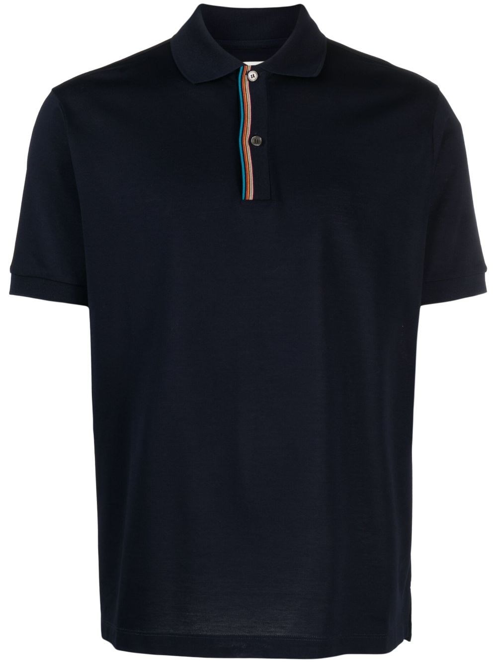 Signature Stripe Cotton Polo Shirt - PS PAUL SMITH - Modalova