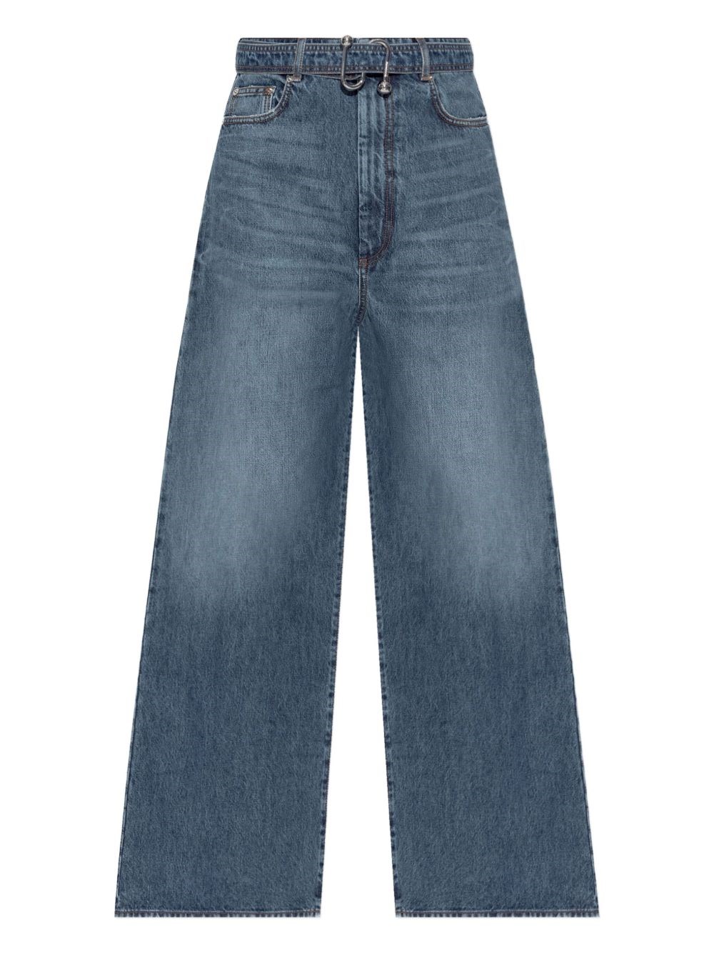 Wide-Leg Cotton Denim Jeans - SportMax - Modalova