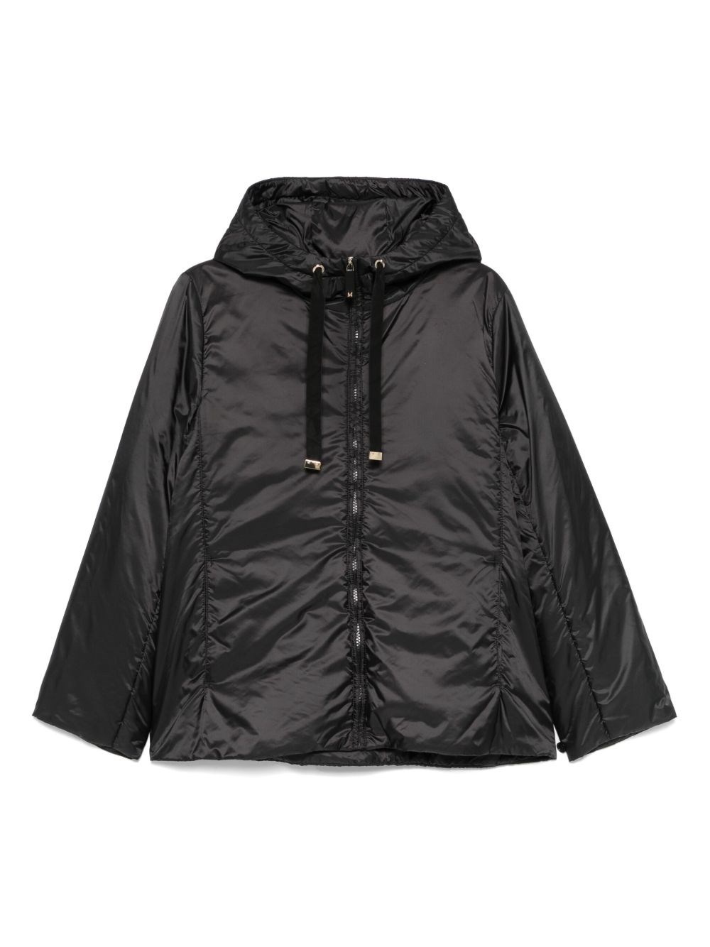 Max Mara The Cube Greenh Technical Fabric Jacket In Black