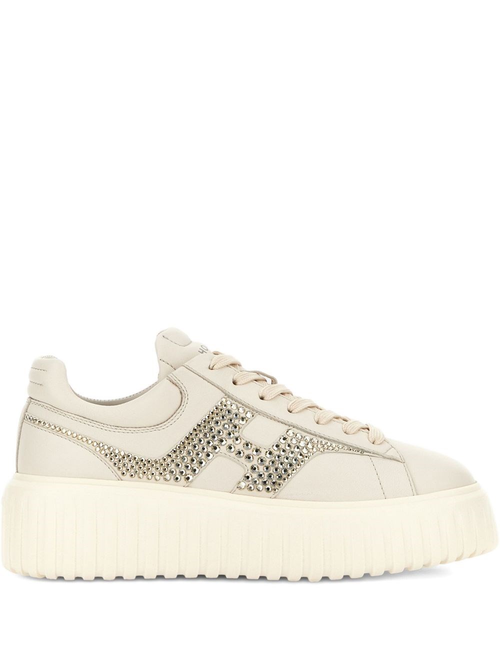 Hogan H-Stripes Leather Sneakers - Hogan - Modalova