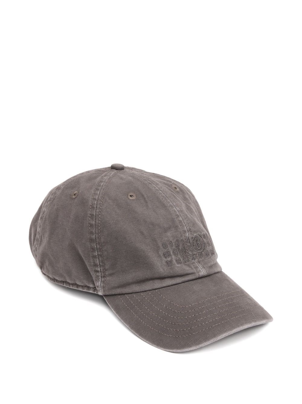 MM6 Maison Margiela Logo Cotton Cap - MM6 Maison Margiela - Modalova